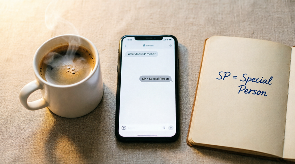SP Meaning in Texting: “Spelling”