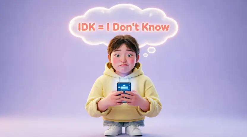 The Most Common Meaning of IDK