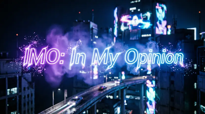 What Does IMO Mean?