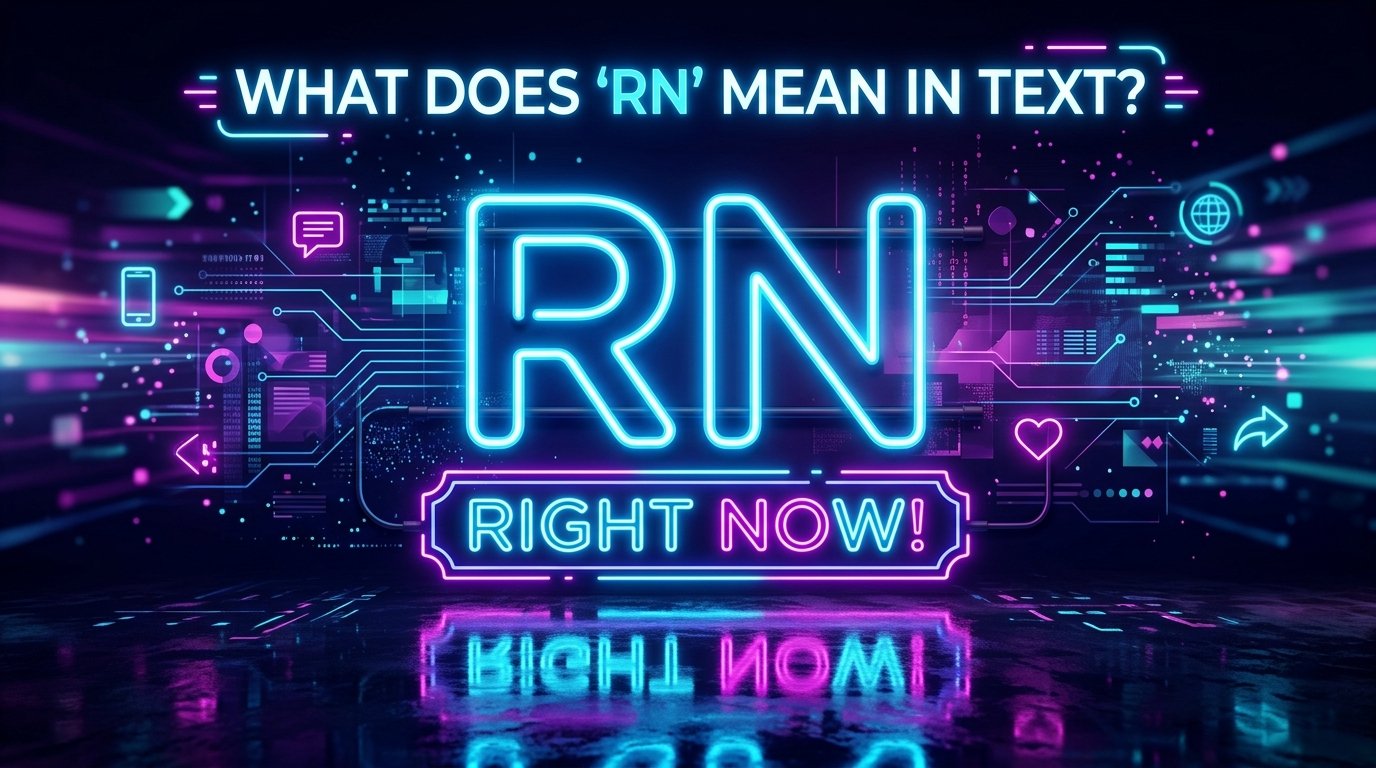 What Does RN Mean in Text? Meaning, Examples
