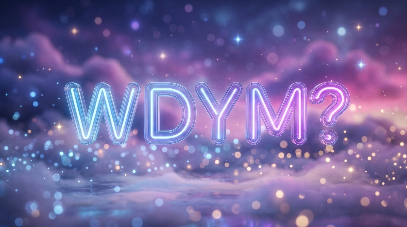 What Does WDYM Mean in Text? Meaning, Uses
